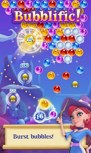 Download Bubble Witch 2 Saga (MOD, acceleration/lives) 1.54.4 screenshot 1