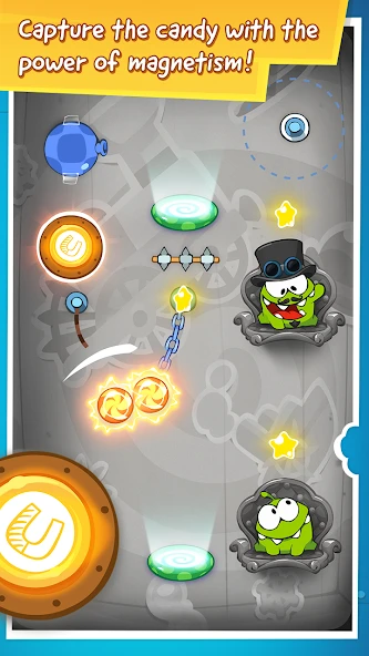 Download Cut the Rope: Time Travel (MOD, Hints/Super Powers) 1.8.0 screenshot 2