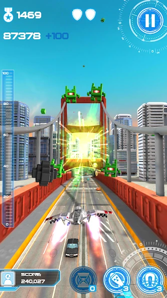 Jet Run: City Defender screenshot 2