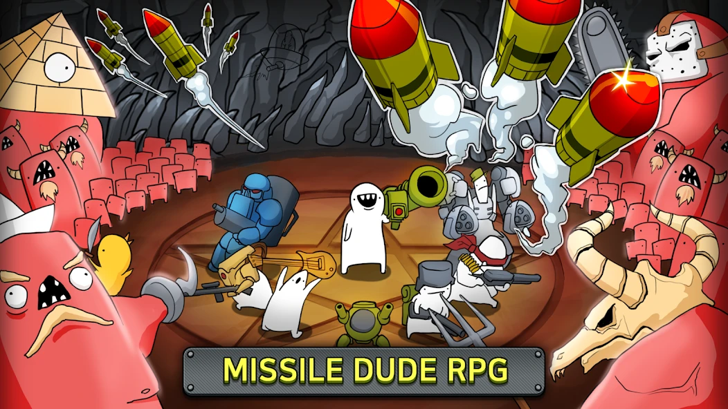 Missile Dude RPG: Tap Tap Missile screenshot 1