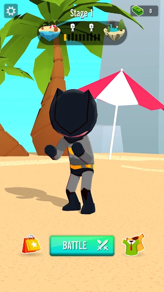 Stickman 3D - Street Gangster screenshot 2