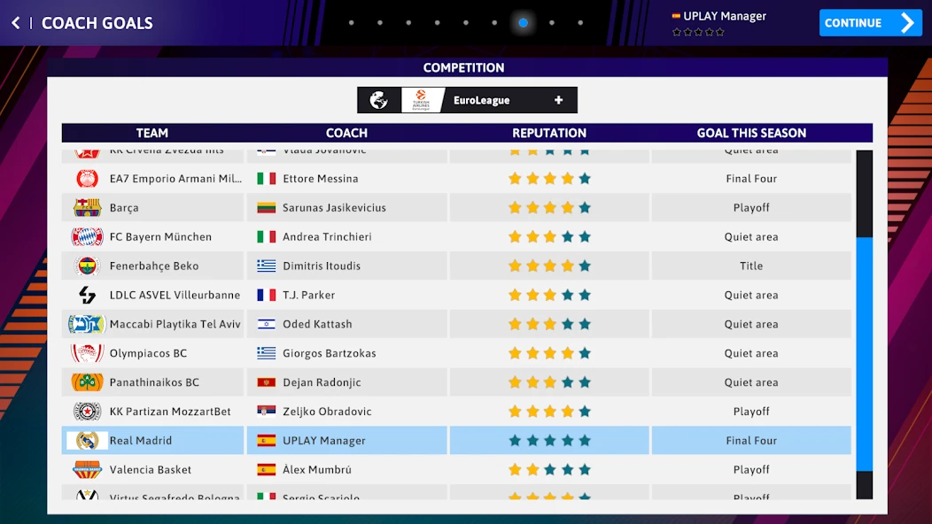 iBasketball Manager 23 APK screenshot 5