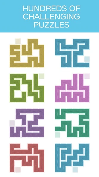 Fill - one-line puzzle game screenshot 1