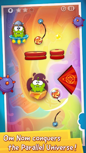Download Cut the Rope: Time Travel (MOD, Hints/Super Powers) 1.8.0 screenshot 1
