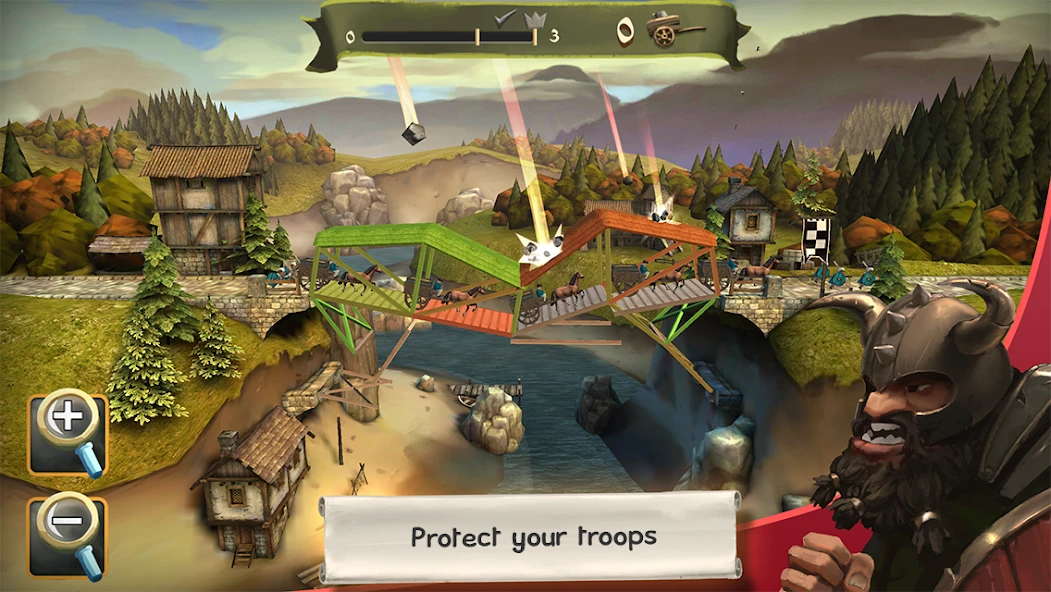 Bridge Constructor Medieval APK screenshot 3