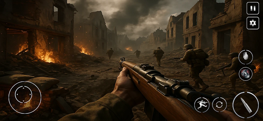 Call Of Courage : WW2 FPS Action Game screenshot 1