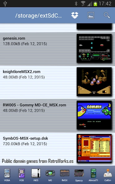 fMSX Deluxe – Complete MSX Emulator APK screenshot 2