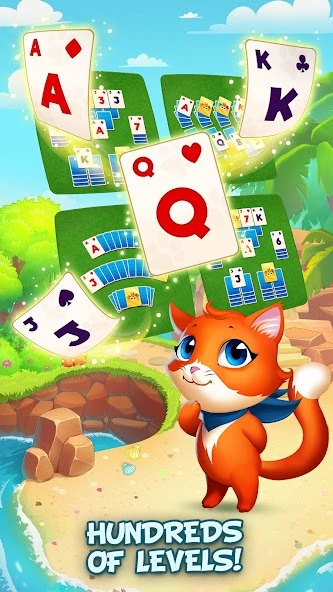 Solitaire Magical Tour: Tripeaks Puzzle Adventure screenshot 1