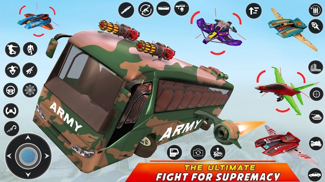 Army Bus Robot Car Game – Transforming robot games screenshot 5