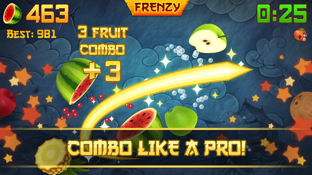 Fruit Ninja screenshot 2