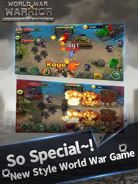World War Warrior - Battleground Survival screenshot 5