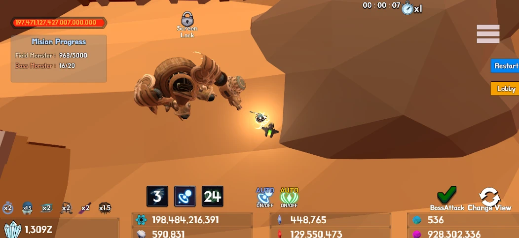 Mini Space Marine(Semi Idle RPG) screenshot 2