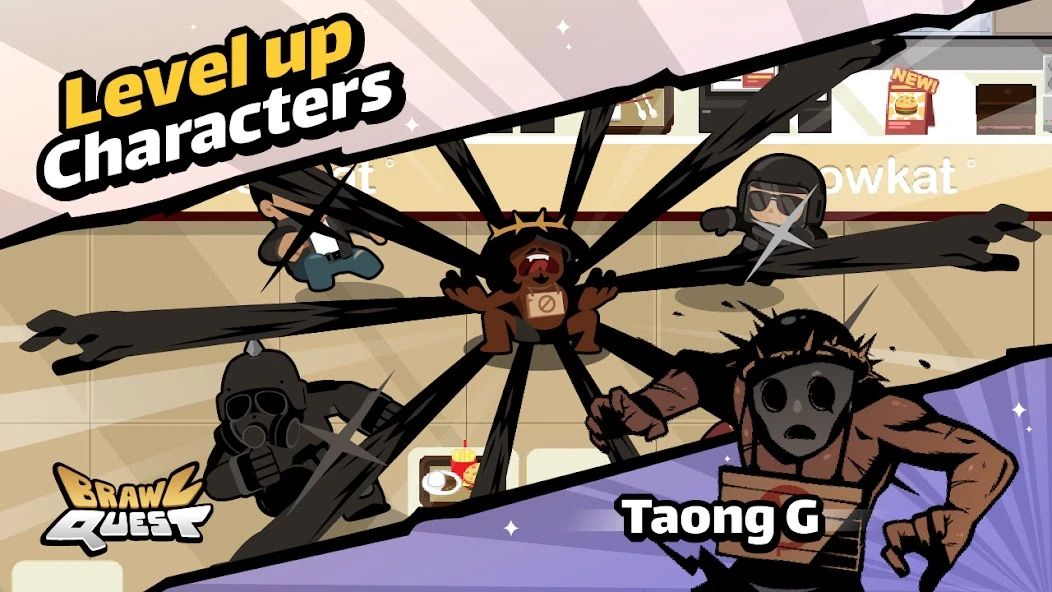 Brawl Quest - Offline Beat Em Up Action screenshot 1