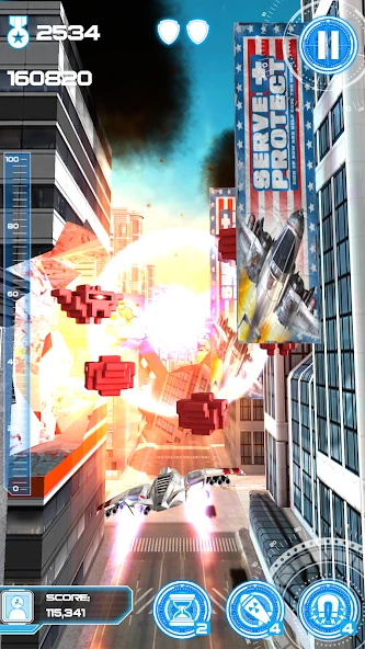 Jet Run: City Defender screenshot 5