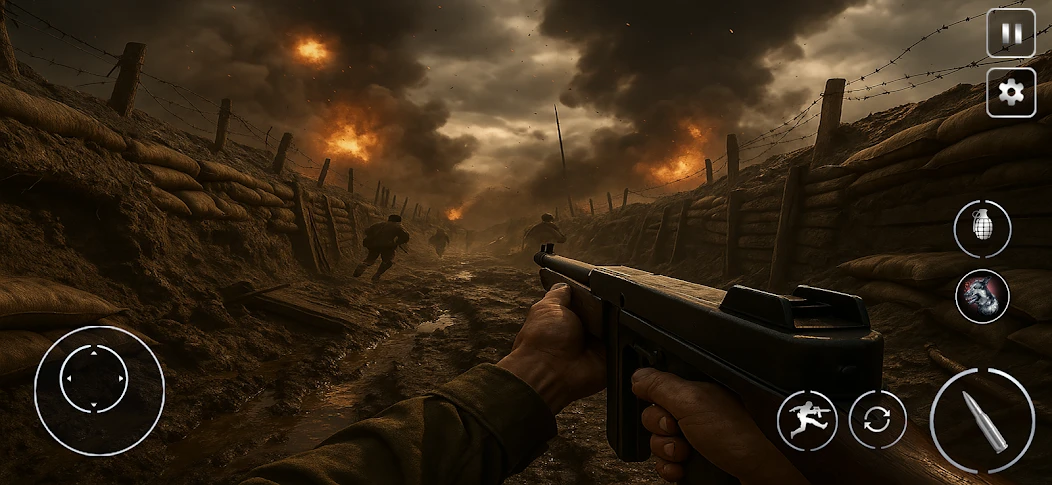 Call Of Courage : WW2 FPS Action Game screenshot 2