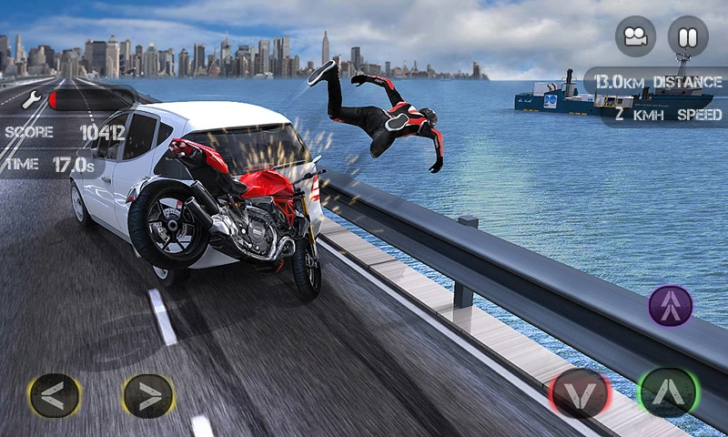 Download Race the Traffic Moto (MOD, money/fuel) 1.0.15 screenshot 5