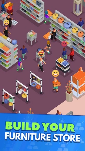 Idle Furniture Store Tycoon - My Deco Shop screenshot 1