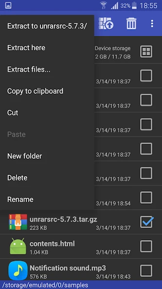 RAR for Android APK screenshot 6