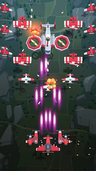 Burning Sky: Aircraft Combat 3D screenshot 4