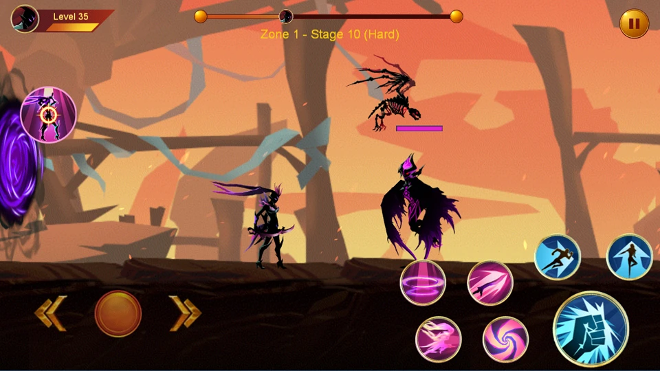Shadow fighter 2: Shadow & ninja fighting games screenshot 2