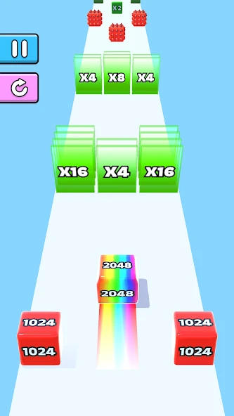 Jelly Run 2048 APK screenshot 1
