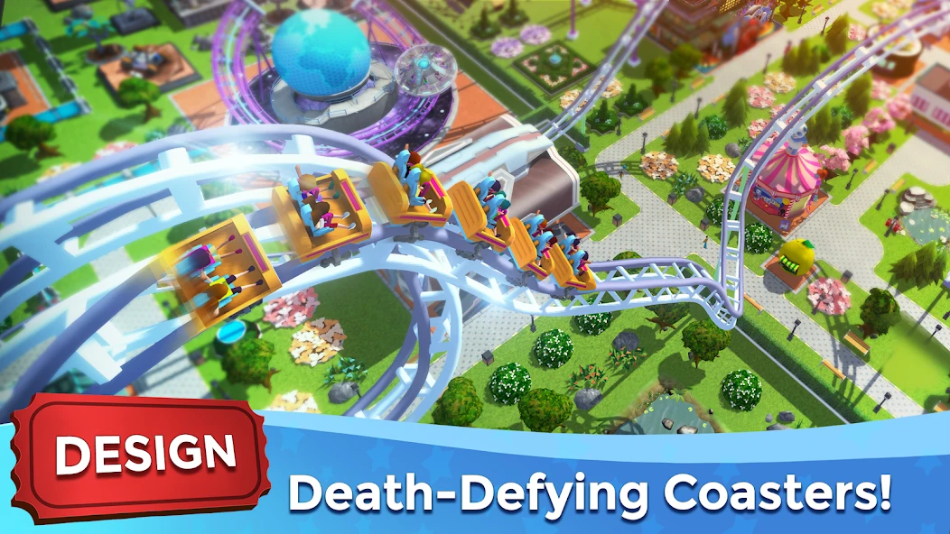 RollerCoaster Tycoon Touch – Build your Theme Park APK screenshot 2