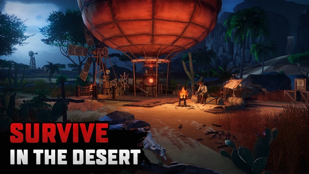 Raft Survival: Desert Nomad - Simulator screenshot 1