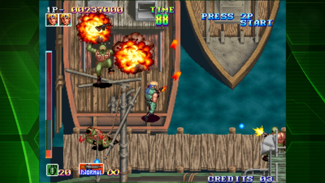 SHOCK TROOPERS ACA NEOGEO APK screenshot 3