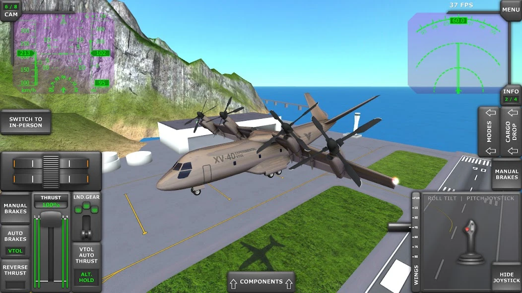 Turboprop Flight Simulator 3D screenshot 4