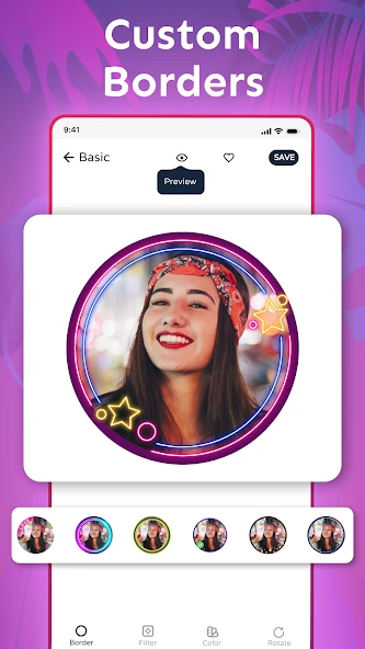 Profile Picture Border Frame – Propic APK screenshot 3