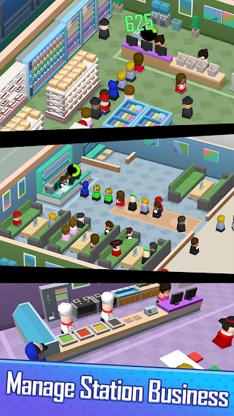 Idle Raiway Tycoon screenshot 2