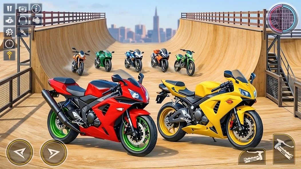 Bike Impossible Tracks Race: 3D Motorcycle Stunts screenshot 1