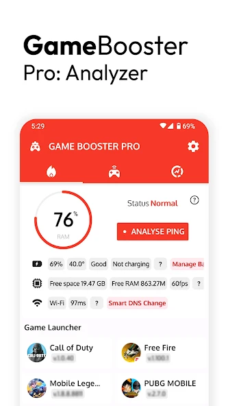 Game Booster Pro | Fix & GFX APK screenshot 1
