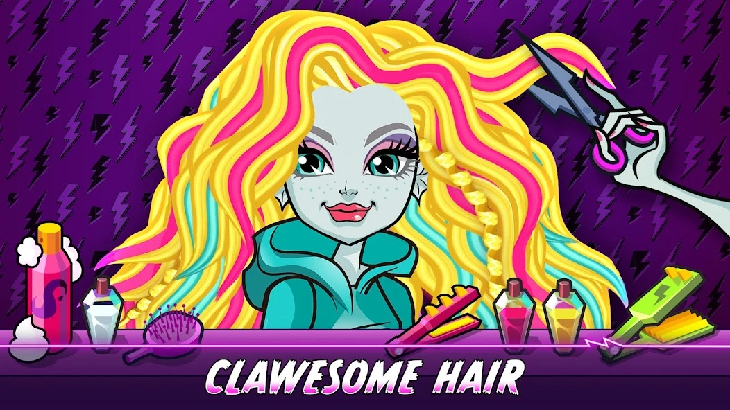 Monster High Beauty Shop: Fangtastic Fashion Game screenshot 1