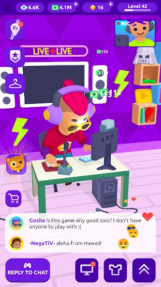 Idle Streamer - Tuber game screenshot 5