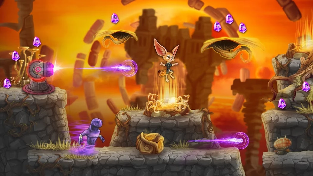 Fin & Ancient Mystery: platformer adventure screenshot 4