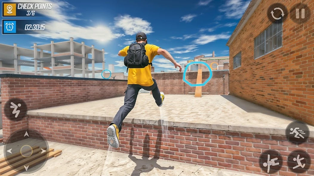 Only Going Up Parkour Rooftop APK screenshot 1