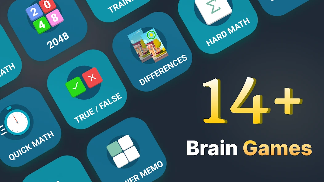 Math Exercises for the brain, Puzzles Math Game screenshot 1