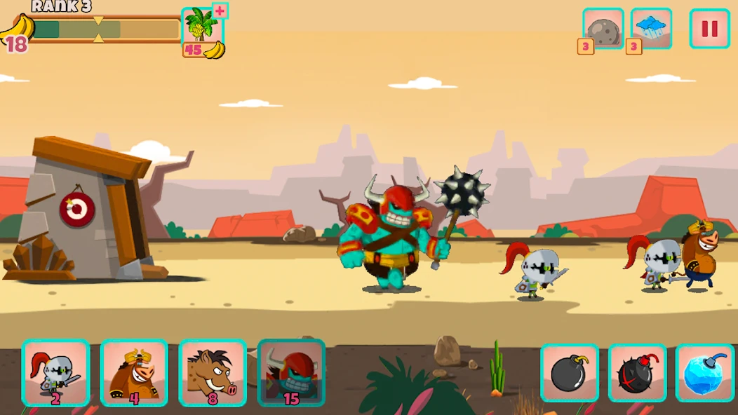 Castle Monsters: Battle of Hero Warriors screenshot 4