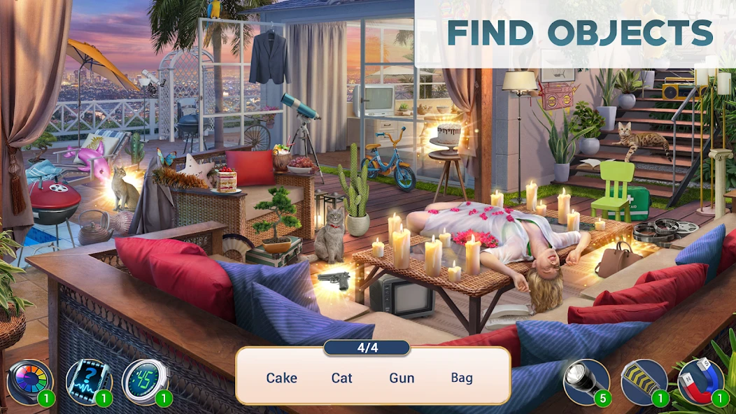 Crime Mysteries™: Find objects & match 3 puzzle screenshot 2