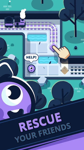 Rail Rescue: Puzzle Lines APK screenshot 1