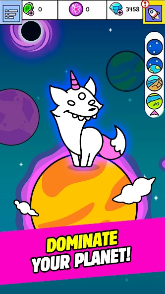 Evolution Galaxy - Mutant Creature Planets Game screenshot 4