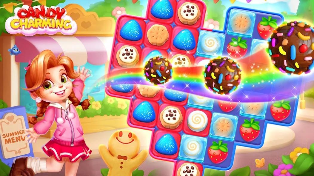 Candy Charming - 2020 Match 3 Puzzle Free Games screenshot 5
