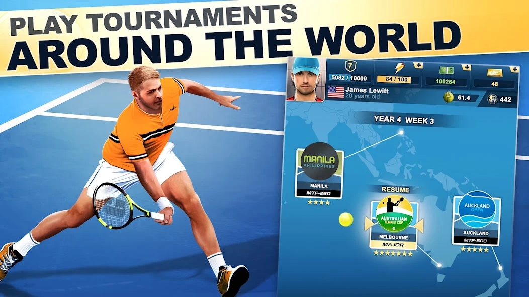 TOP SEED Tennis: Sports Management Simulation Game screenshot 1