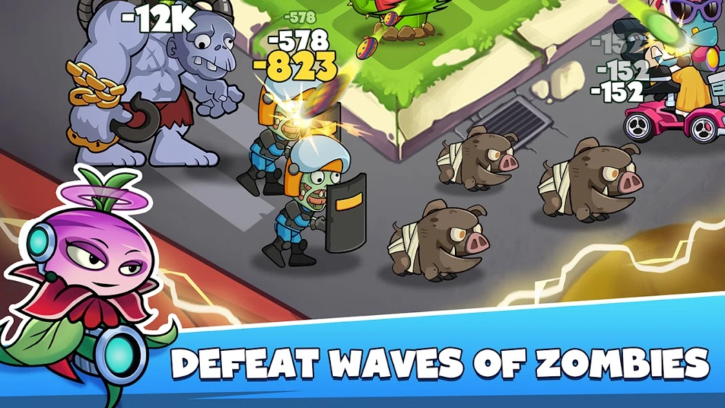 Merge Plants: Zombie Defense screenshot 5