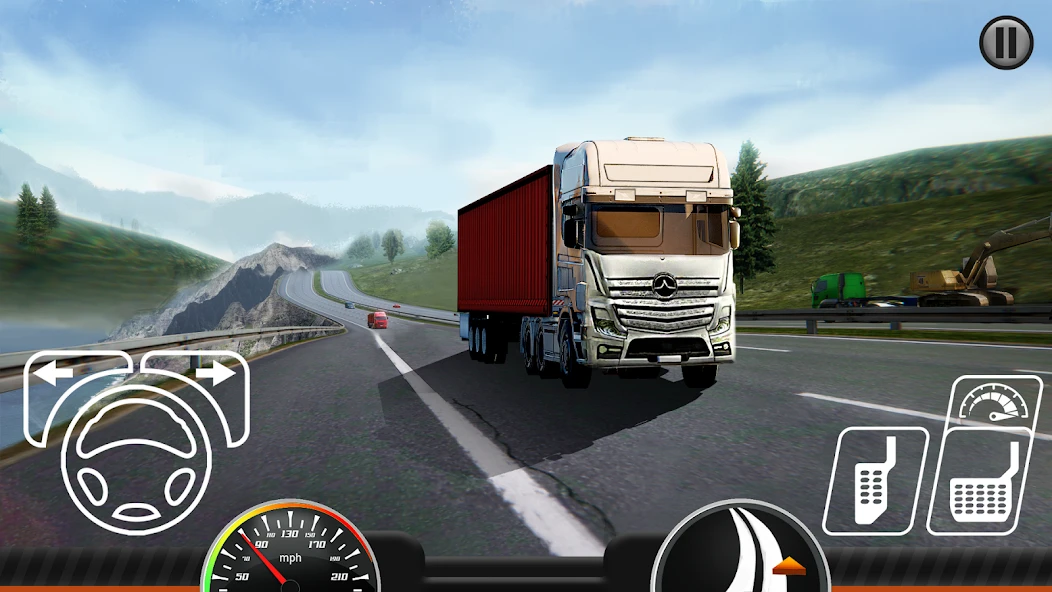 Euro Truck Driving Simulator Transport Truck Games screenshot 1