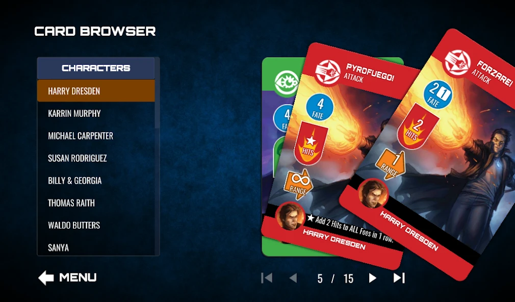 The Dresden Files Coperative Card Game screenshot 1