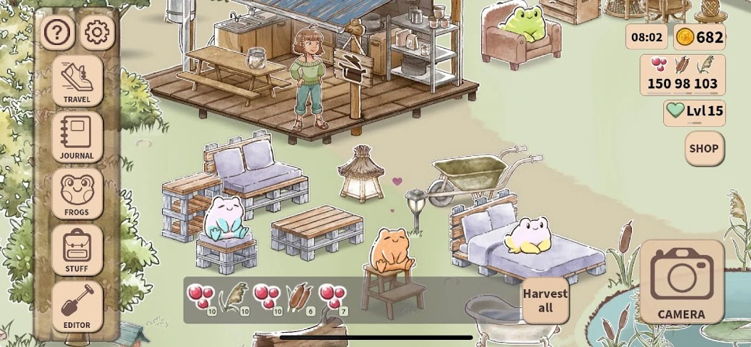 Kamaeru: A Frog Refuge APK screenshot 1