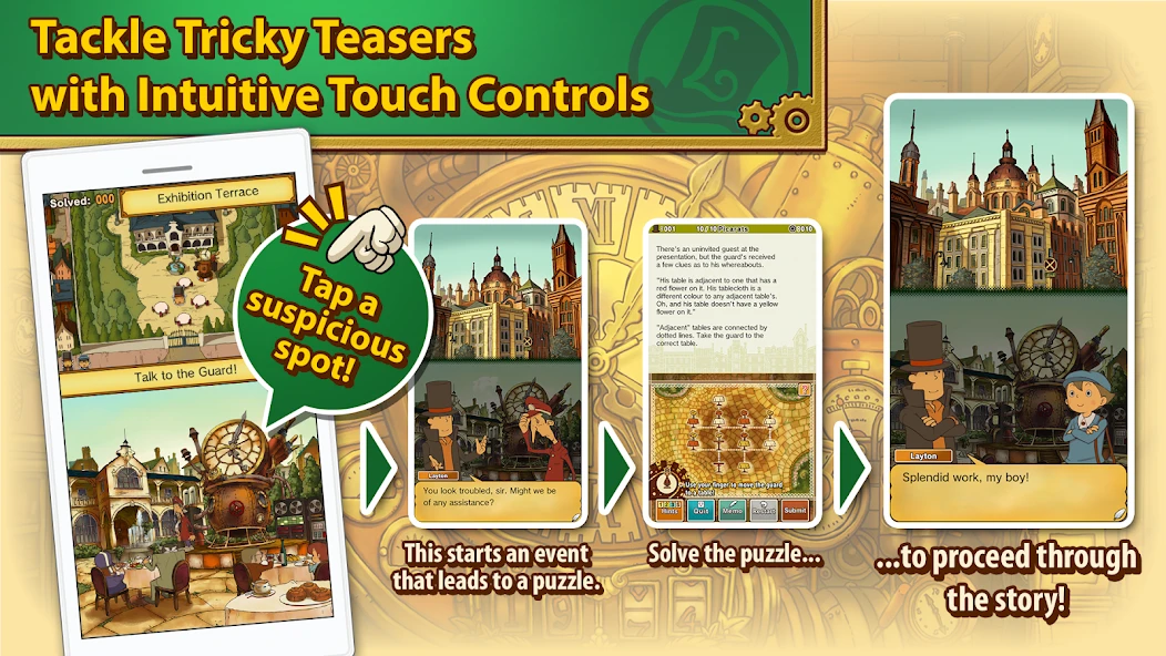 Layton: Lost Future in HD APK screenshot 3