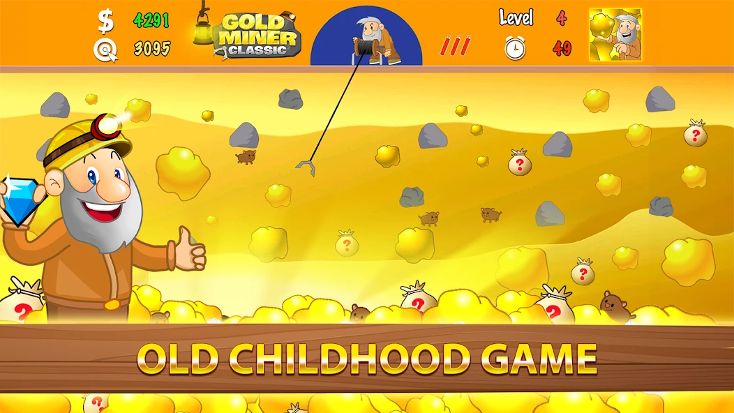 Gold Miner Classic screenshot 1